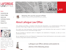 Tablet Screenshot of laforgue-avocats.com